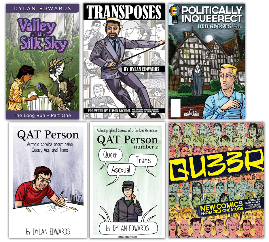 queer and trans comics by Dylan Edwards
