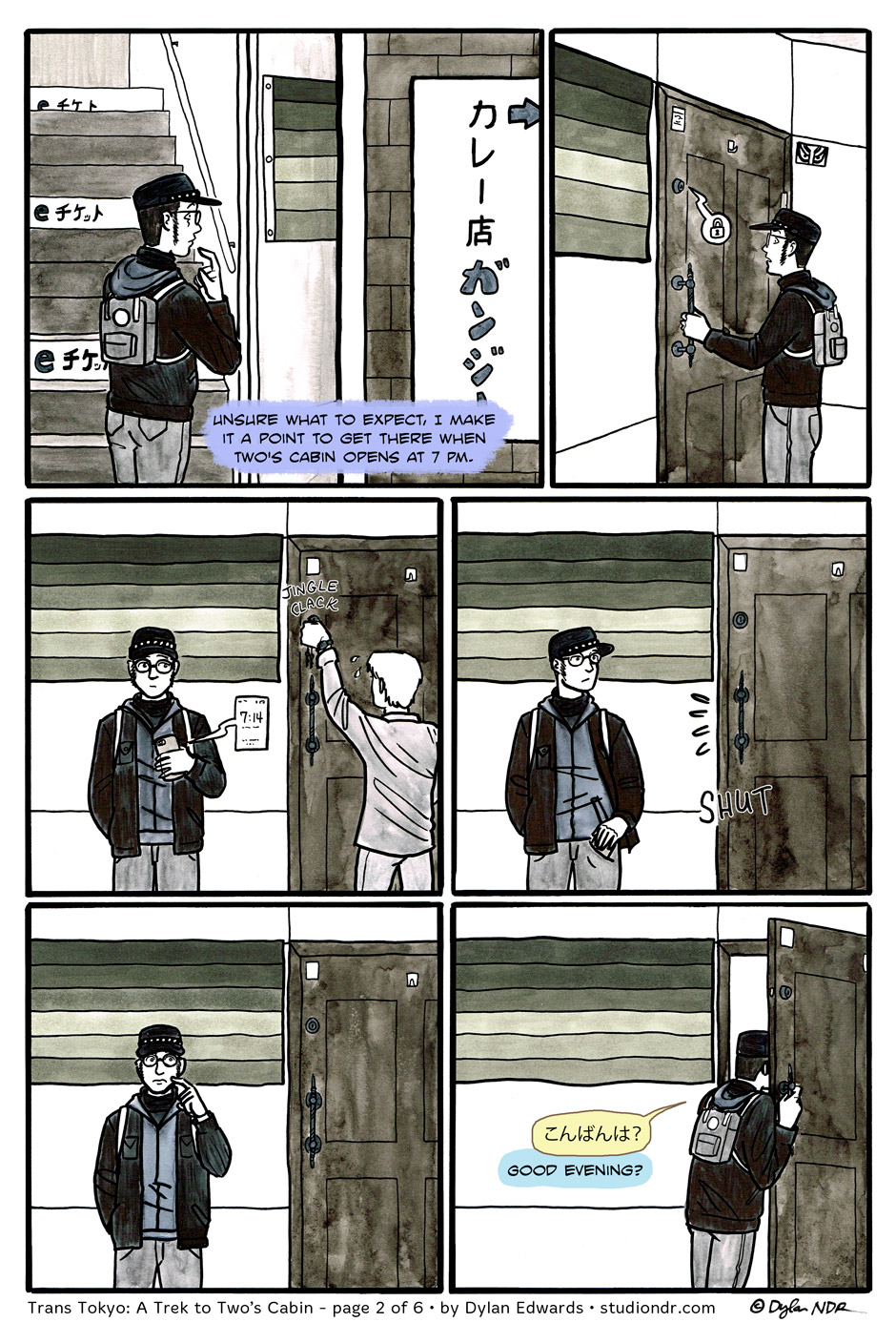 Trans Tokyo: A Trek to Two’s Cabin – page 2